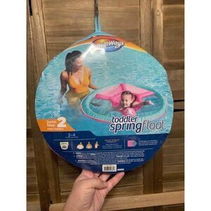 NEW Swimways Toddler Pool Float (2-4 years) Pink Teal